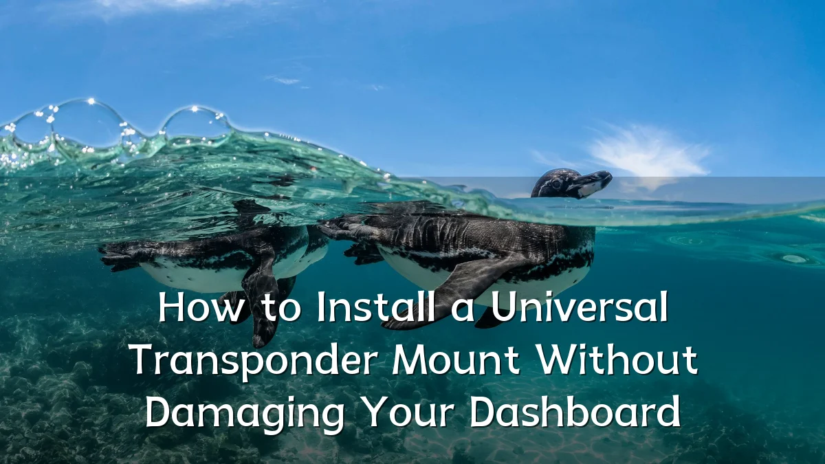 How to Install a Universal Transponder Mount Without Damaging Your Dashboard