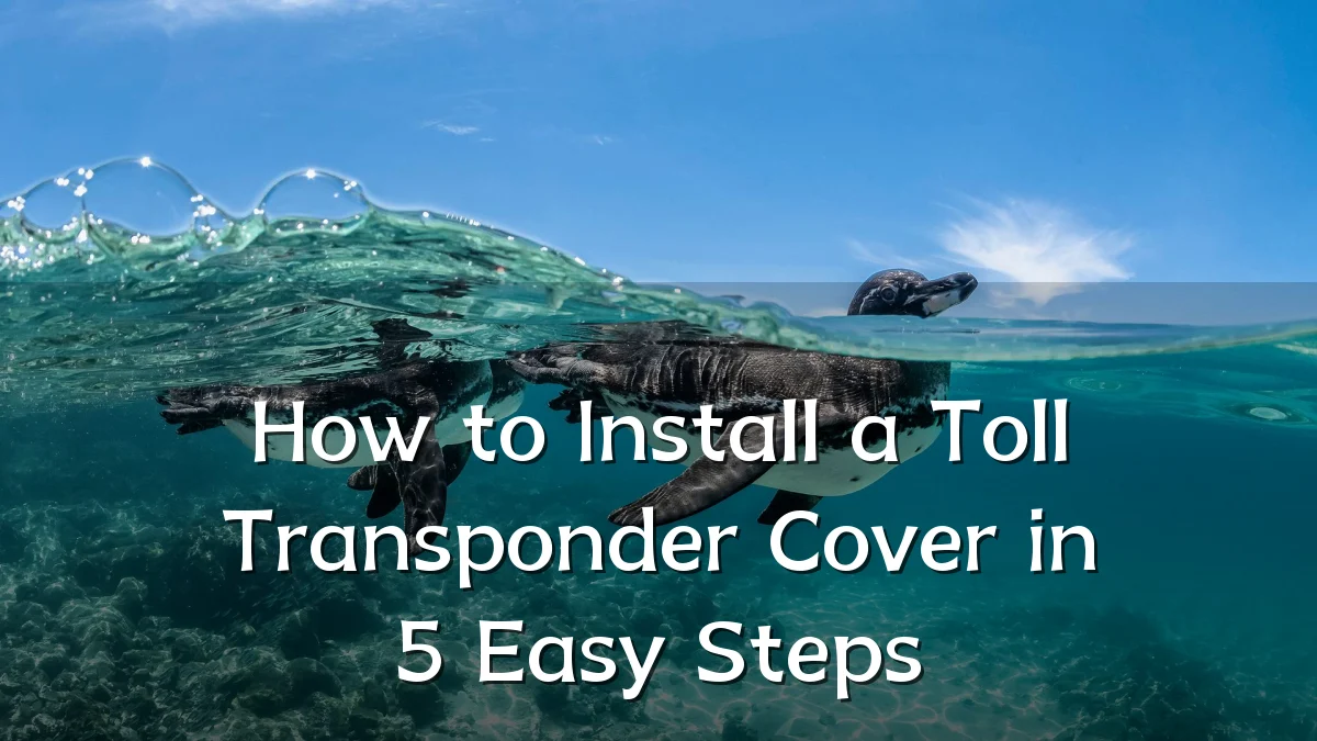 How to Install a Toll Transponder Cover in 5 Easy Steps