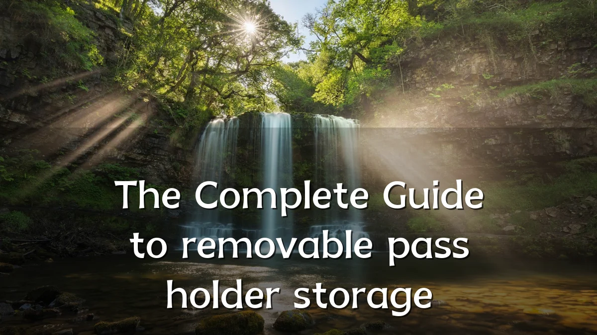 The Complete Guide to removable pass holder storage