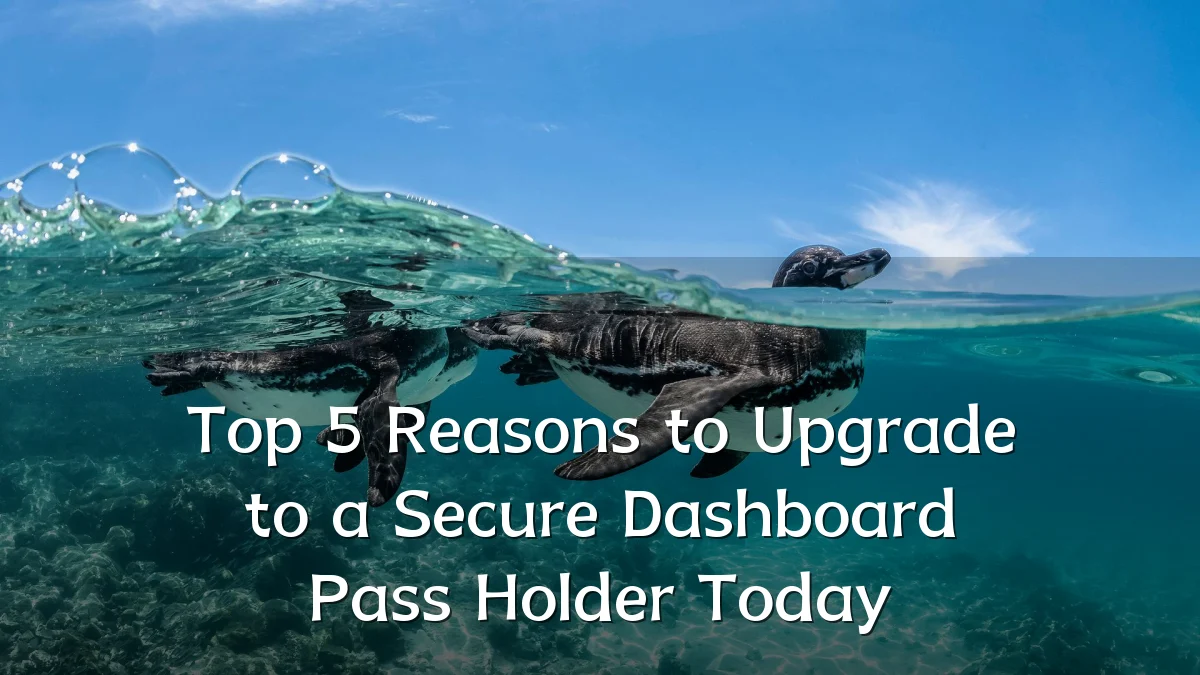 Top 5 Reasons to Upgrade to a Secure Dashboard Pass Holder Today
